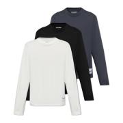 Jil Sander Trepack T-shirts Multicolor, Herr