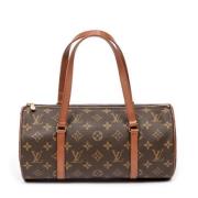 Louis Vuitton Vintage Pre-owned Canvas handvskor Brown, Dam