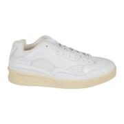 Jil Sander Vita låga sneakers med panel design White, Herr