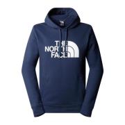 The North Face Bomullshoodie - Blå, Rak passform Blue, Herr