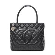 Chanel Vintage Pre-owned Laeder chanel-vskor Black, Dam