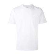 Aspesi Vita T-shirts och Polos med Ficka White, Herr