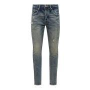 Purple Brand Indigo Skinny Denim Jeans Blue, Herr