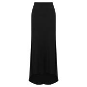 Philosophy di Lorenzo Serafini Asymmetrisk ullblandad kjol Black, Dam