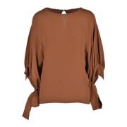 Erika Cavallini Blus Brown, Dam