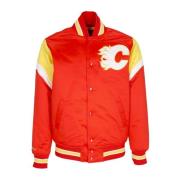 Mitchell & Ness NHL Heavyweight Bomberjacka Calgary Flames Red, Herr