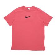 Nike T-shirt med kort ärm och rund hals Pink, Herr