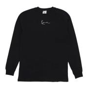 Karl Kani Långärmad Crewneck T-shirt Svart Black, Herr