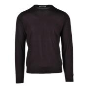 Filippo De Laurentiis Lyxig Merino Silk Cashmere Tröja Brown, Herr