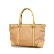 Gucci Vintage Pre-owned Canvas totevskor Beige, Dam