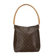 Louis Vuitton Vintage Pre-owned Laeder axelremsvskor Brown, Dam