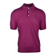 Ballantyne Bomull Polo Skjorta Purple, Herr