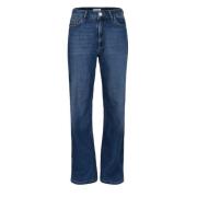 DNM Pure Retro-chic wide leg jeans Blue, Dam