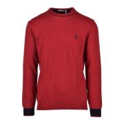 U.s. Polo Assn. Ullblandad Stickad Tröja Red, Herr