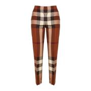 Burberry Yllebyxor med snedfickor Brown, Dam