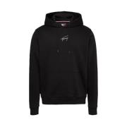 Tommy Jeans Guld Signatur Hoodie Black, Herr