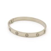 Cartier Vintage Pre-owned Vitt guld armband Gray, Dam