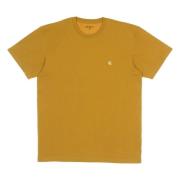 Carhartt Wip Helios/Guld Kortärmad T-shirt Yellow, Herr