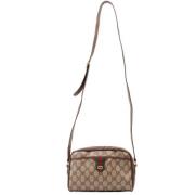 Gucci Vintage Pre-owned Canvas gucci-vskor Brown, Dam