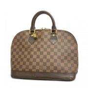 Louis Vuitton Vintage Pre-owned Tyg handvskor Brown, Dam