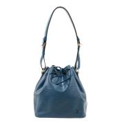 Louis Vuitton Vintage Pre-owned Tyg axelremsvskor Blue, Dam