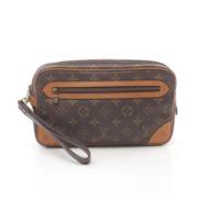 Louis Vuitton Vintage Pre-owned Plast kuvertvskor Brown, Dam