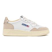 Autry Retro Medalist Vit Guld Sneakers Beige, Dam