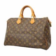 Louis Vuitton Vintage Pre-owned Tyg handvskor Brown, Dam