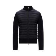 Moncler Vadderad Crêpe Dragkedja Kofta Blue, Herr