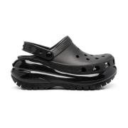 Crocs Svarta Perforerade Slingback Sandaler Black, Dam