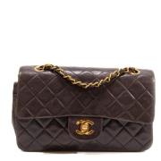 Chanel Vintage Pre-owned Tyg axelremsvskor Black, Dam