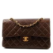 Chanel Vintage Pre-owned Laeder axelremsvskor Brown, Dam