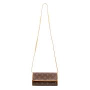 Louis Vuitton Vintage Pre-owned Canvas louis-vuitton-vskor Brown, Dam