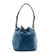 Louis Vuitton Vintage Pre-owned Canvas axelremsvskor Blue, Dam