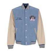 Obey Ljus Indigo Varsity College Jacka Multicolor, Herr