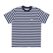 Carhartt Wip Blårandig Ficka T-shirt Herr Kortärmad Blue, Herr