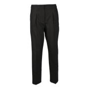 Pennyblack Elegant Viskosblandning Stretch Byxor Black, Dam