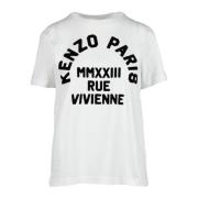 Kenzo Paris T-shirt 100% Bomull White, Dam