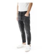 Gabba Mid Waist Tapered Fit Jeans Gray, Herr