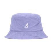 Kangol Tvättad Lila Bomullshinkhatt Purple, Herr