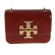 Tory Burch Eleanor Spazzolato Liten Konvertibel Axelväska Red, Dam