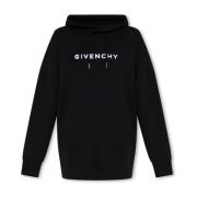 Givenchy Hoodie med logotyp Black, Dam