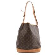 Louis Vuitton Vintage Pre-owned Canvas axelremsvskor Brown, Dam