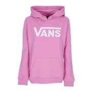 Vans Klassisk huvtröja med känguruficka Pink, Dam