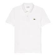 Lacoste Stiligt Polo Shirt i Vit White, Herr