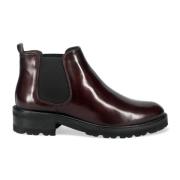 Lorenzo Masiero Bruna Läder Chelsea Boots Brown, Dam