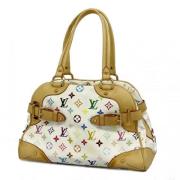 Louis Vuitton Vintage Pre-owned Tyg handvskor White, Dam