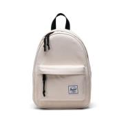 Herschel Randig Klassisk Miniryggsäck Moonbeam Beige, Unisex