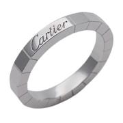 Cartier Vintage Pre-owned Vitt guld ringar Gray, Dam