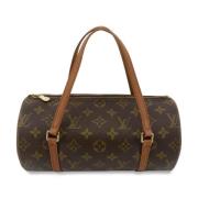 Louis Vuitton Vintage Pre-owned Canvas axelremsvskor Brown, Dam